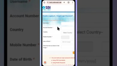 How to Forgot SBI Password | How to Forgot SBI How to Forgot SBI Password | How to Forgot SBI