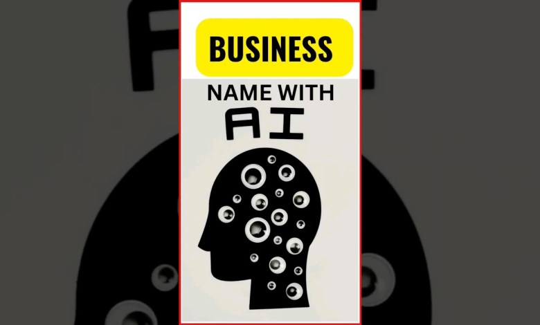 Business name with AI #ai #business Business name with AI #ai #business