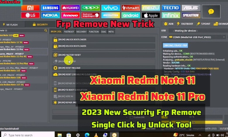 Xiaomi Redmi Note 11 / Note 11 Pro Frp Remove New Xiaomi Redmi Note 11 / Note 11 Pro Frp Remove New