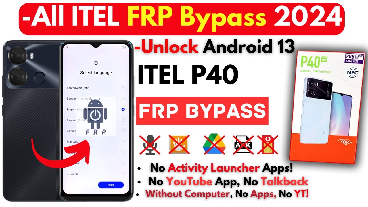 Discover How to Unlock ITEL P40 FRP Without PC in 2024 Discover How to Unlock ITEL P40 FRP Without PC in 2024