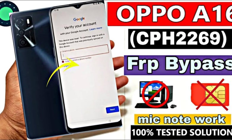 Oppo A16 CPH2269 FRP Bypass OPPO Mobile Easy Bypass Oppo A16 CPH2269 FRP Bypass OPPO Mobile Easy Bypass