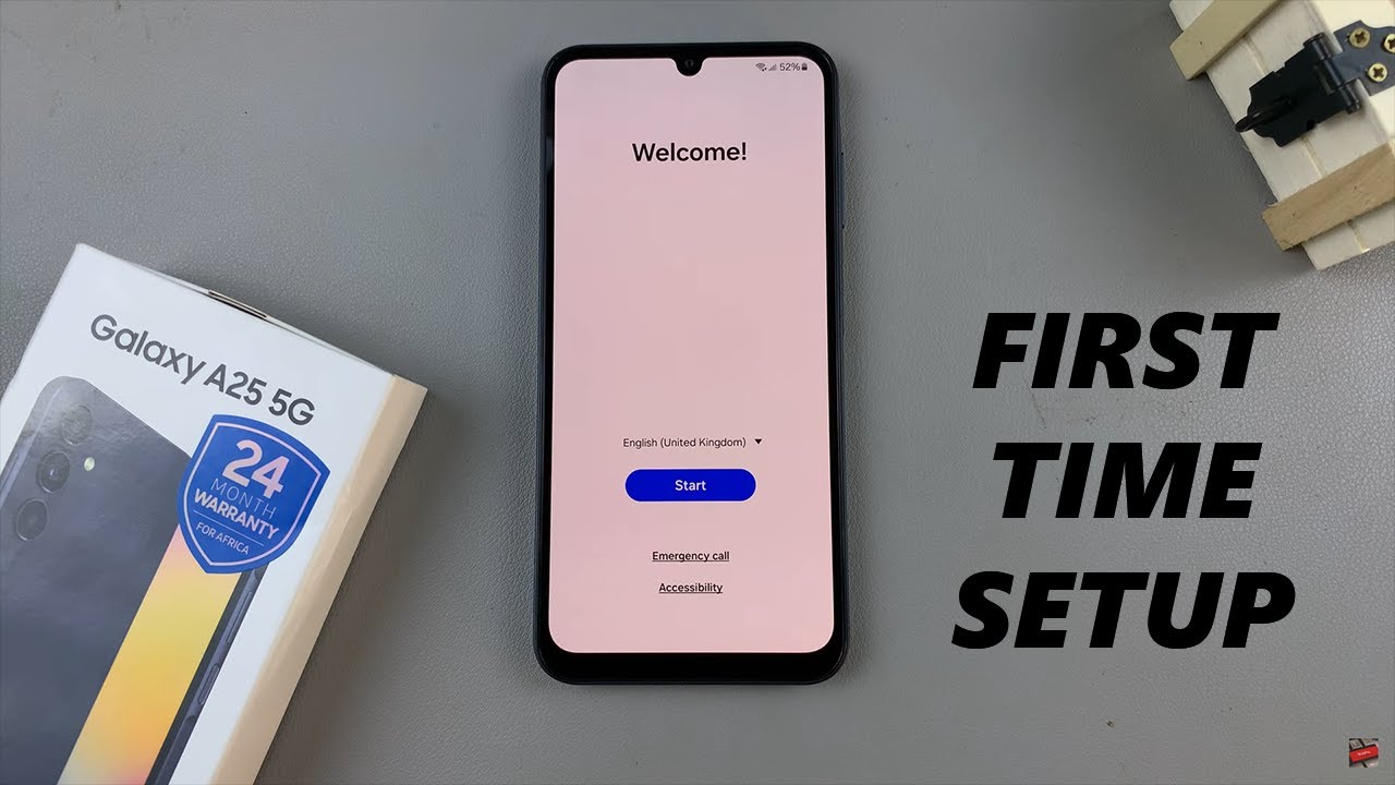 First Time Set Up Of Samsung Galaxy A25 5G First Time Set Up Of Samsung Galaxy A25 5G