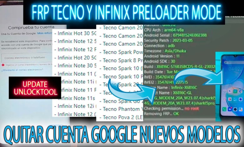FRP TECNO INFINIX NOTE 12 20 30 11i 10 SPARK 10 20 FRP TECNO INFINIX NOTE 12 20 30 11i 10 SPARK 10 20