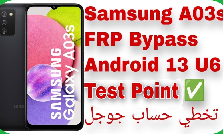 Galaxy A03s (A037F) FRP Unlock Android 13 U6 – Chimera Galaxy A03s (A037F) FRP Unlock Android 13 U6 – Chimera