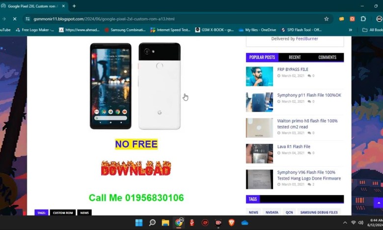 Google Pixel 2XL Custom rom A13 #gsmakd @GSMAKD Google Pixel 2XL Custom rom A13 #gsmakd @GSMAKD