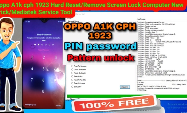 Oppo A1k cph (1923) Remove Screen Lock l Mediatek Oppo A1k cph (1923) Remove Screen Lock l Mediatek