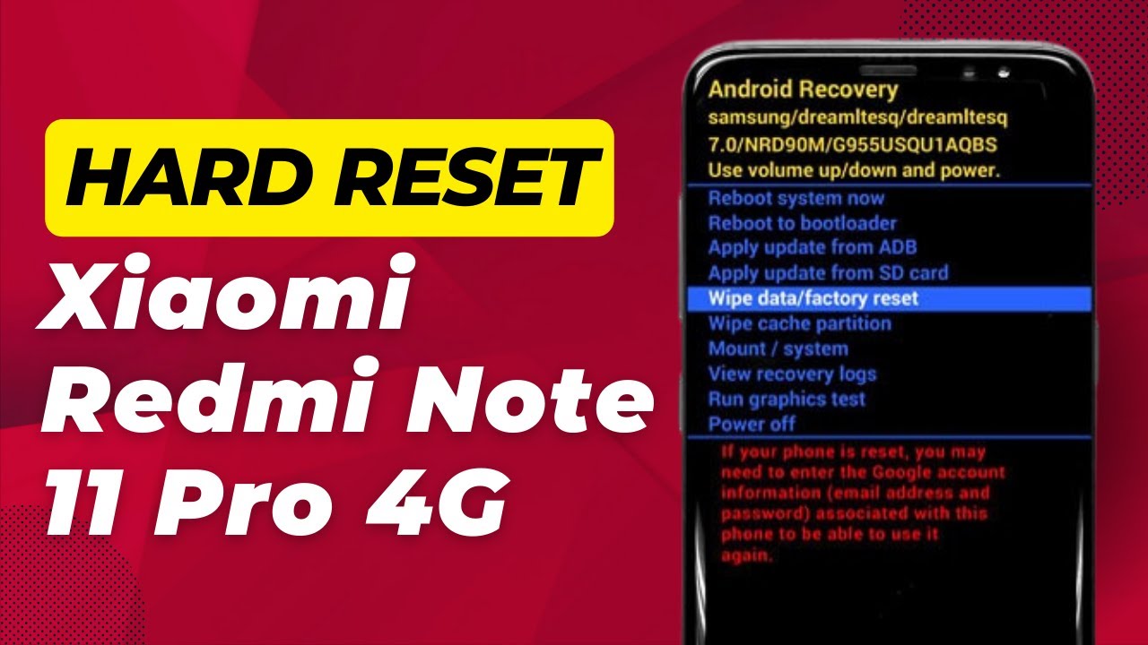 How to Hard Reset Xiaomi Redmi Note 11 Pro 4G (Quick & How to Hard Reset Xiaomi Redmi Note 11 Pro 4G (Quick &