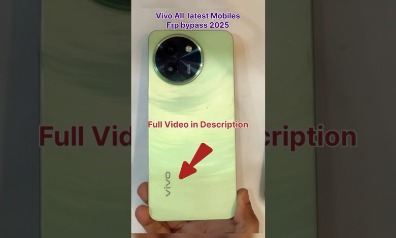 Discover how to bypass Frp on all the latest Vivo mobiles, including the Vivo T3x 5G. Discover how to bypass Frp on all the latest Vivo mobiles, including the Vivo T3x 5G.