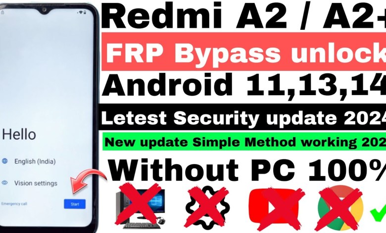 Discover an Exciting New Method to Bypass FRP on Redmi A2 with Android 13 | Redmi A2+ Mystery Trick Unveiled Discover an Exciting New Method to Bypass FRP on Redmi A2 with Android 13 | Redmi A2+ Mystery Trick Unveiled