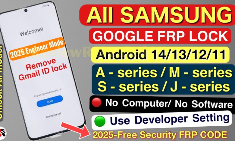 Discover the Revolutionary New Method for Samsung FRP Bypass in 2025! Discover the Revolutionary New Method for Samsung FRP Bypass in 2025!