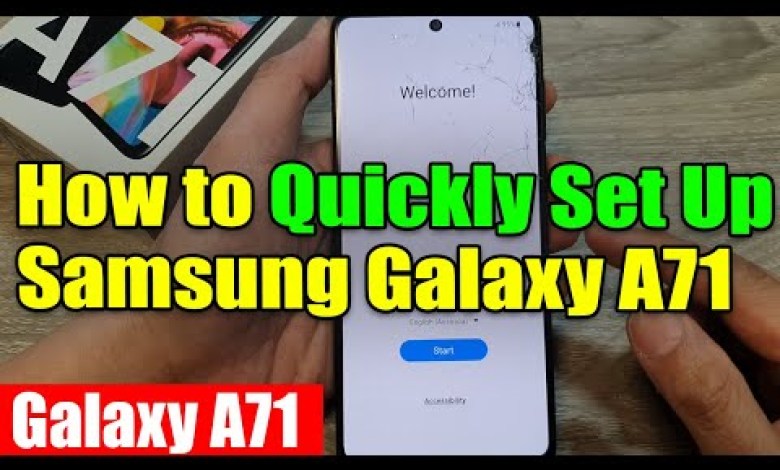 Fast Samsung Galaxy A71 Setup Guide – Start Fast Samsung Galaxy A71 Setup Guide – Start