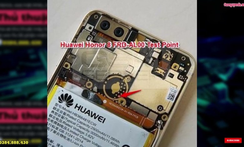Huawei Honor 8 FRD-AL00 Test Point Huawei Honor 8 FRD-AL00 Test Point