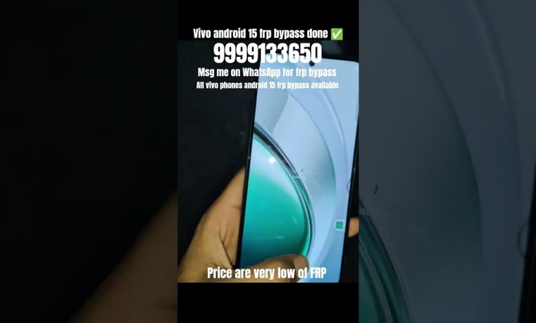 Unlocking Secrets: Bypass FRP on Vivo Android 15 – Discover How! Unlocking Secrets: Bypass FRP on Vivo Android 15 – Discover How!