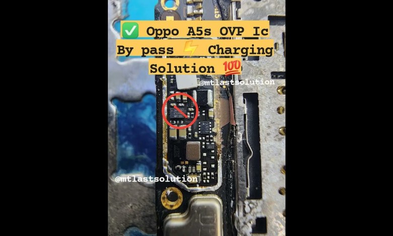 oppo A5s ovp ic by pass charging solution oppo A5s ovp ic by pass charging solution