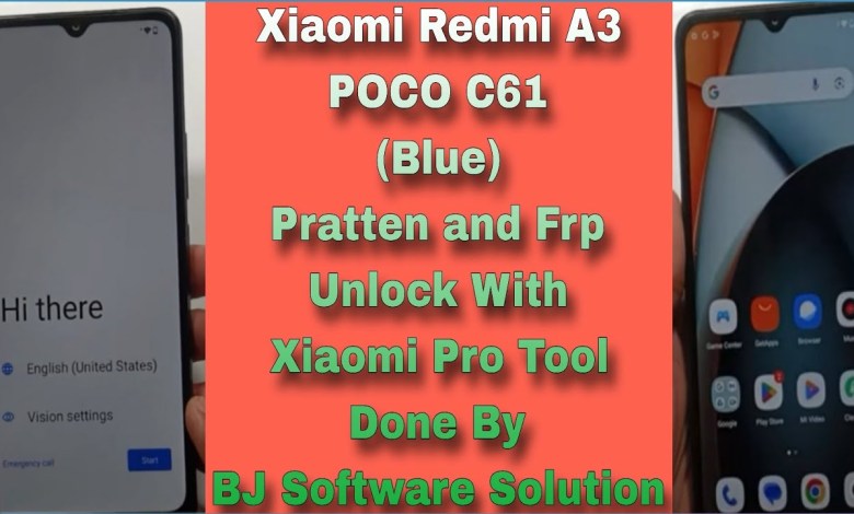 Xiaomi Redmi A3,POCO C61 2024 Product ((Blue)) Pratten Xiaomi Redmi A3,POCO C61 2024 Product ((Blue)) Pratten