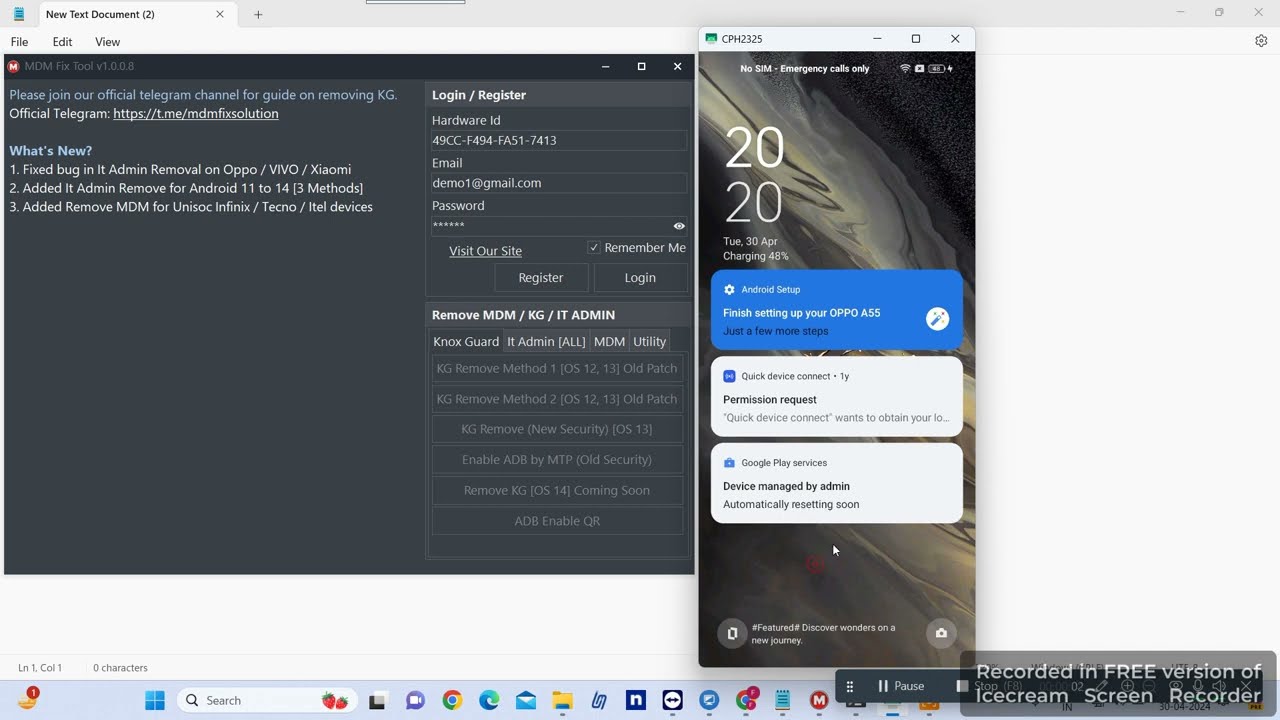 iT Admin Mdm Remove Oppo ,Vivo Xiaomi, Samsung Device iT Admin Mdm Remove Oppo ,Vivo Xiaomi, Samsung Device