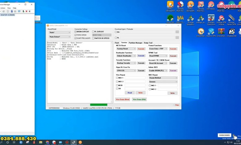 VIVO Y19 1915 Pin Pattern FRP Unlock UMT MTK Dongle VIVO Y19 1915 Pin Pattern FRP Unlock UMT MTK Dongle