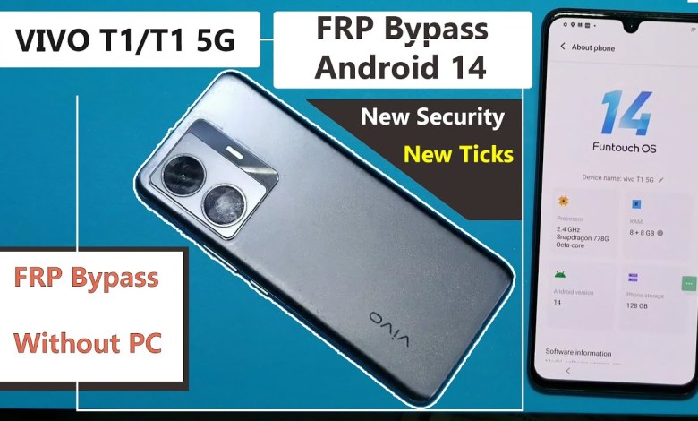 Vivo T1 5G FRP Bypass Android 14 Without PC | All Vivo Vivo T1 5G FRP Bypass Android 14 Without PC | All Vivo