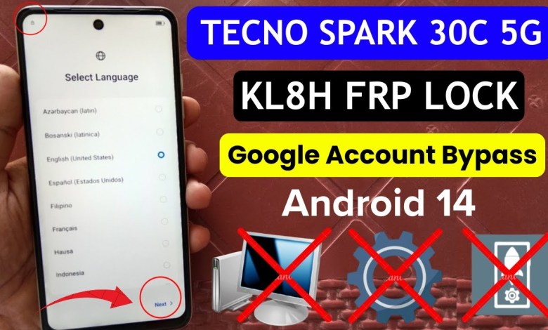 Unlocking Secrets: Bypass Google/FRP on Tecno Spark 30C 5G Without a PC! Unlocking Secrets: Bypass Google/FRP on Tecno Spark 30C 5G Without a PC!