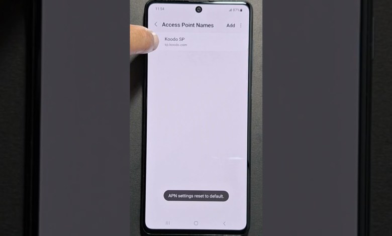 Reset Network APN and Fix Mobile Data problems in Reset Network APN and Fix Mobile Data problems in