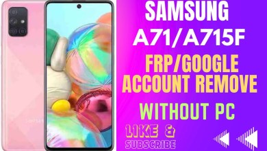 Samsung A71/A715f frp/ google account remove Samsung A71/A715f frp/ google account remove