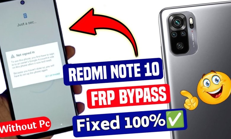 Redmi Note 10 Pro Frp Bypass Miui 13 Without Pc | No Redmi Note 10 Pro Frp Bypass Miui 13 Without Pc | No