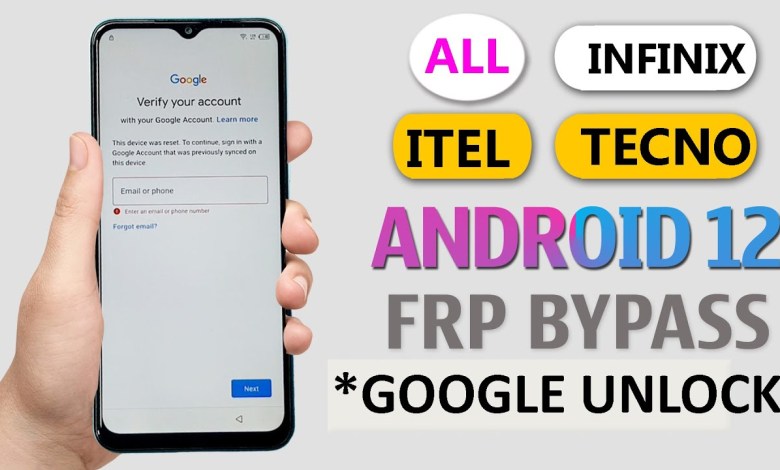 ANDROID 12- All Tecno/ Infinix/ Itel FRP Bypass Tecno/ ANDROID 12- All Tecno/ Infinix/ Itel FRP Bypass Tecno/
