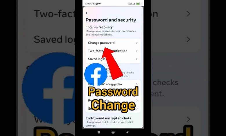 How to change Facebook password? facebook password How to change Facebook password? facebook password
