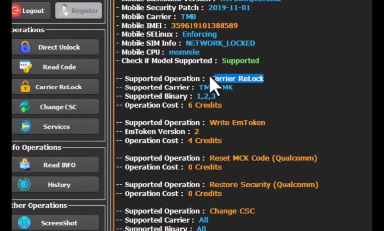carrire reLooK n975u t-mobile 2 credit py key-tool carrire reLooK n975u t-mobile 2 credit py key-tool