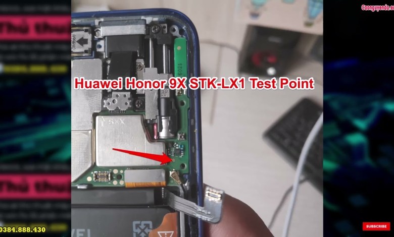 Huawei Honor 9X STK-LX1 Test Point Huawei Honor 9X STK-LX1 Test Point