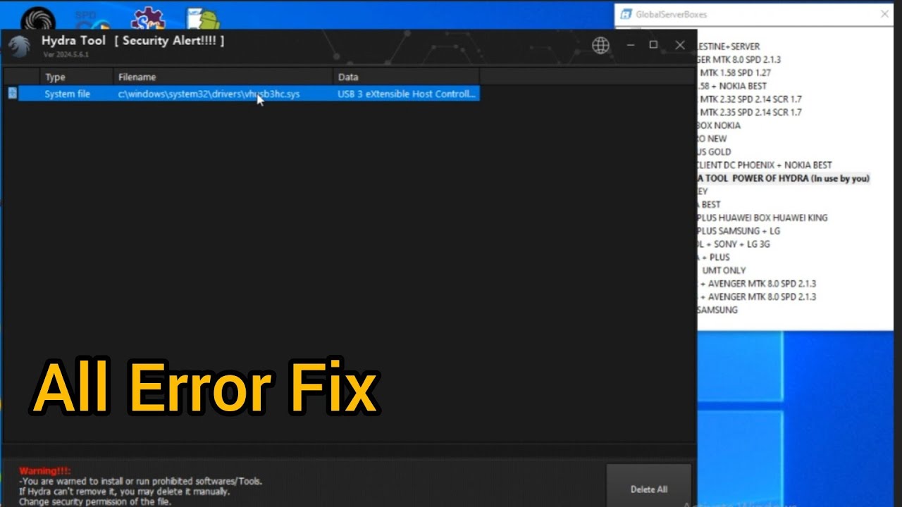 Hydra Tool Error Fix On Server || All Error Fix Hydra Tool Error Fix On Server || All Error Fix