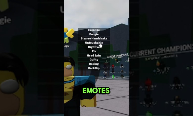How to Get ALL EMOTES | Roblox The Strongest How to Get ALL EMOTES | Roblox The Strongest