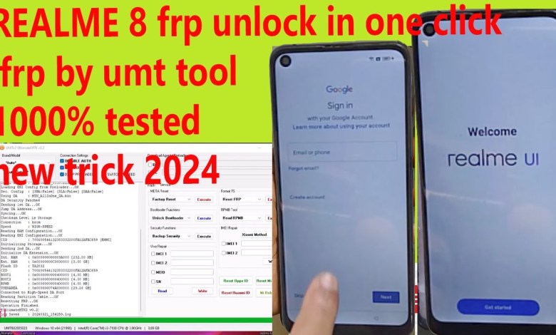 REALME 8 frp unlock in one click with umt pro MTK REALME 8 frp unlock in one click with umt pro MTK