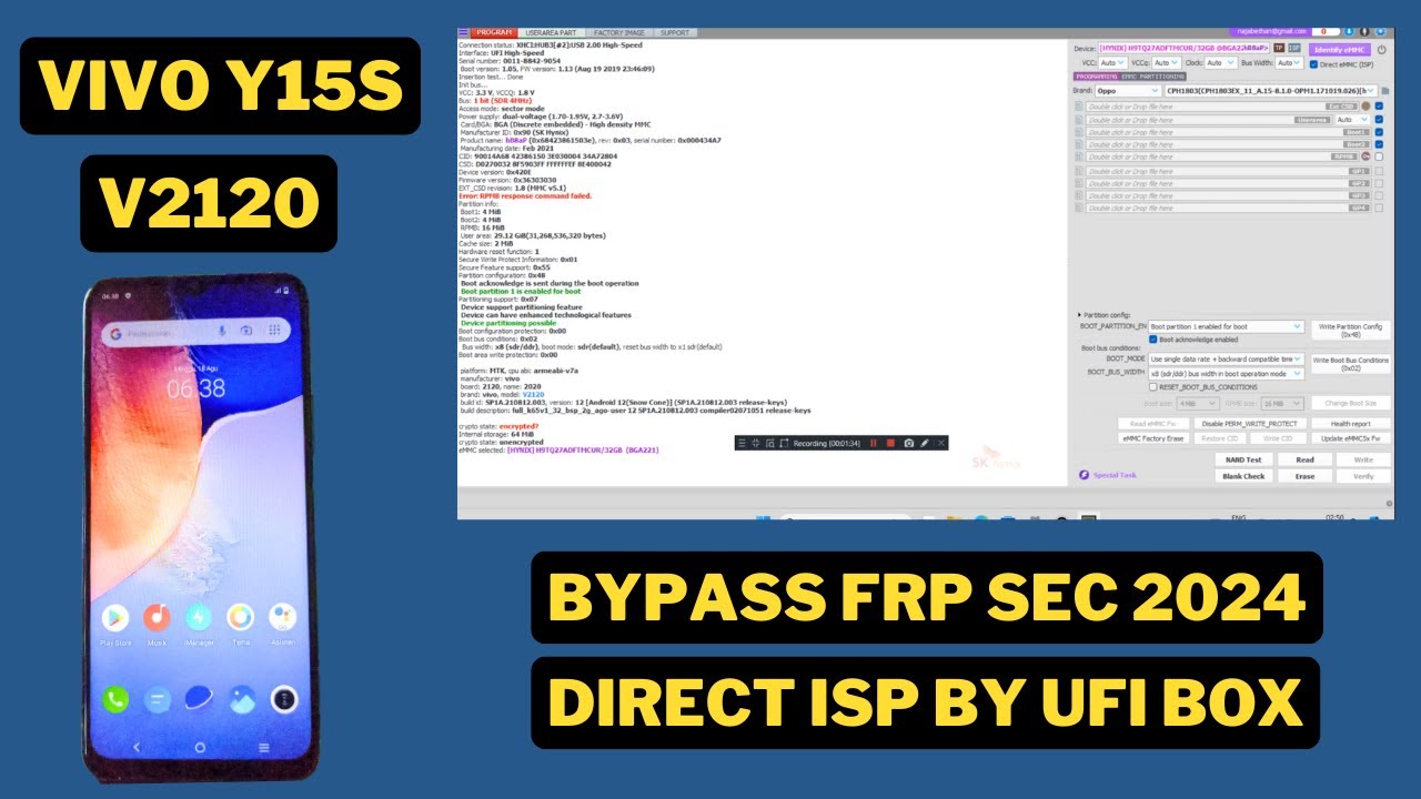 Vivo Y15S Frp Bypass All Security 2024 Direct ISP Vivo Y15S Frp Bypass All Security 2024 Direct ISP