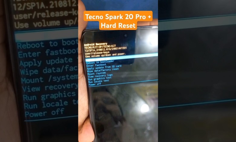 All Tecno Hard Reset | Tecno Spark 20 Pro+ All Tecno Hard Reset | Tecno Spark 20 Pro+