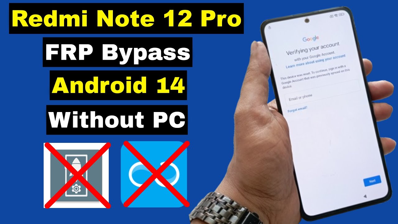 Redmi Note 12 Pro FRP Bypass Android 14 Without PC | Redmi Note 12 Pro FRP Bypass Android 14 Without PC |