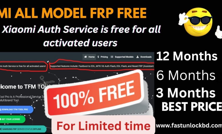 mi all model frp free/Xiaomi Auth Service is free for mi all model frp free/Xiaomi Auth Service is free for
