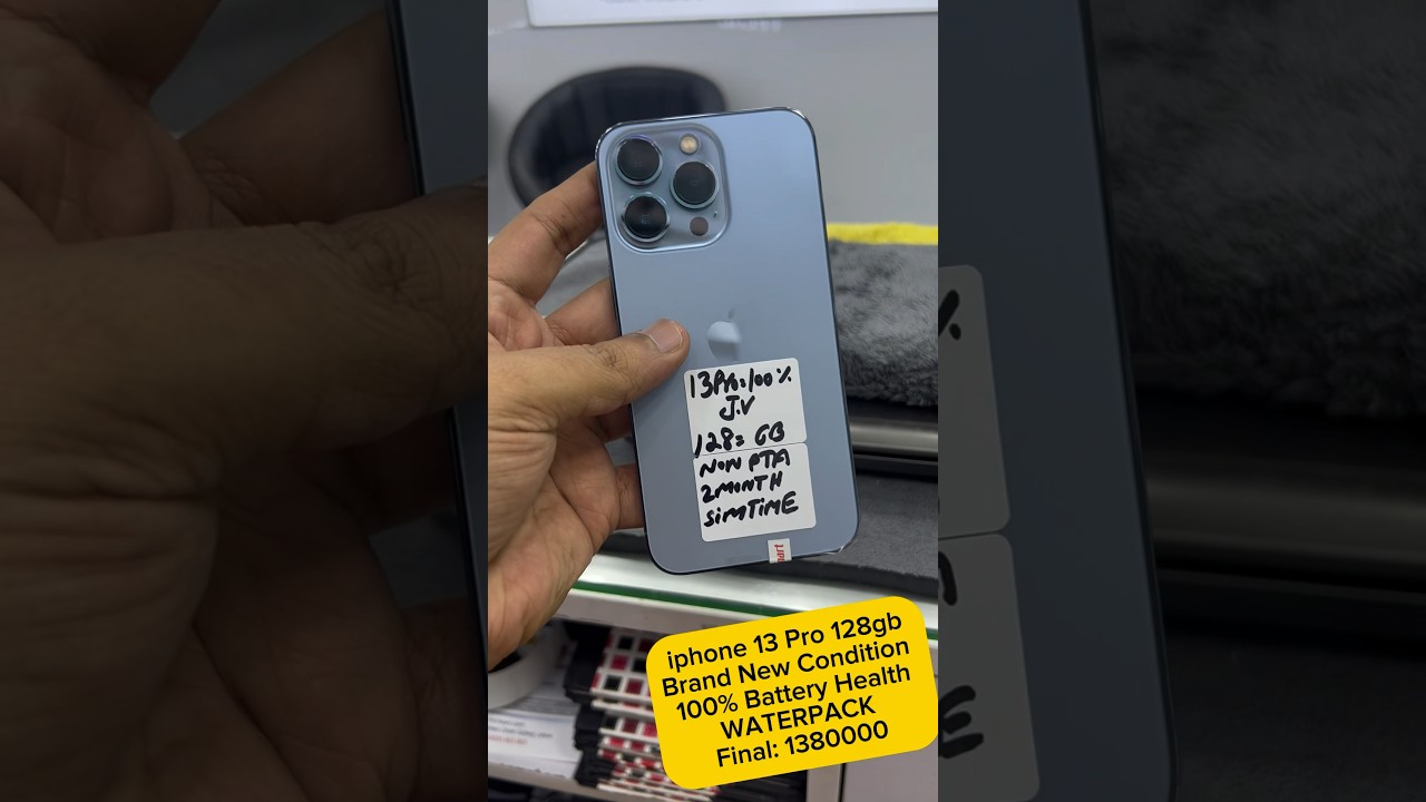 IPHONE 13 PRO 128gb NON PTA JV WATERPACK FIRE IPHONE 13 PRO 128gb NON PTA JV WATERPACK FIRE
