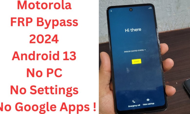 Discover the Newest Motorola FRP Bypass Method for Android 13 without PC in 2024! Discover the Newest Motorola FRP Bypass Method for Android 13 without PC in 2024!