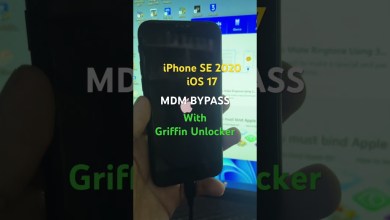 iPhone SE 2020 IOS 17 MDM BYPASS with Griffin Unlocker iPhone SE 2020 IOS 17 MDM BYPASS with Griffin Unlocker