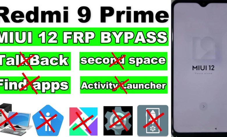 Redmi 9 Prime FRP Bypass MIUI 12 | No Find apps | Redmi 9 Prime FRP Bypass MIUI 12 | No Find apps |