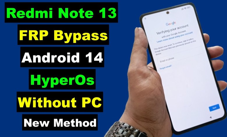 Redmi Note 13 FRP Bypass Android 14 Without PC | Redmi Redmi Note 13 FRP Bypass Android 14 Without PC | Redmi