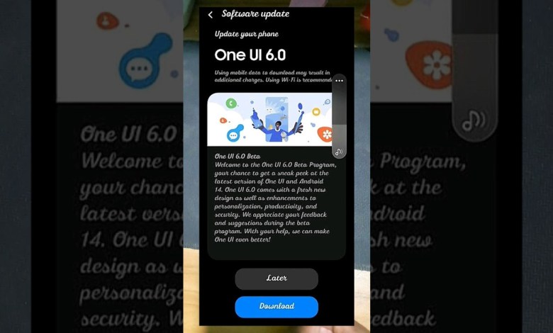 Samsung One UI 6.0 Update | Samsung S21Ultra / S22 Samsung One UI 6.0 Update | Samsung S21Ultra / S22