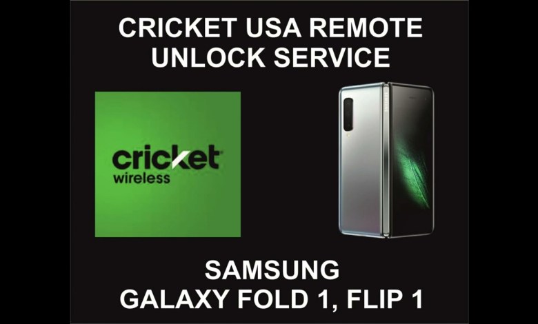 Cricket USA Remote Unlock Service, Samsung Z Fold 1, Z Cricket USA Remote Unlock Service, Samsung Z Fold 1, Z