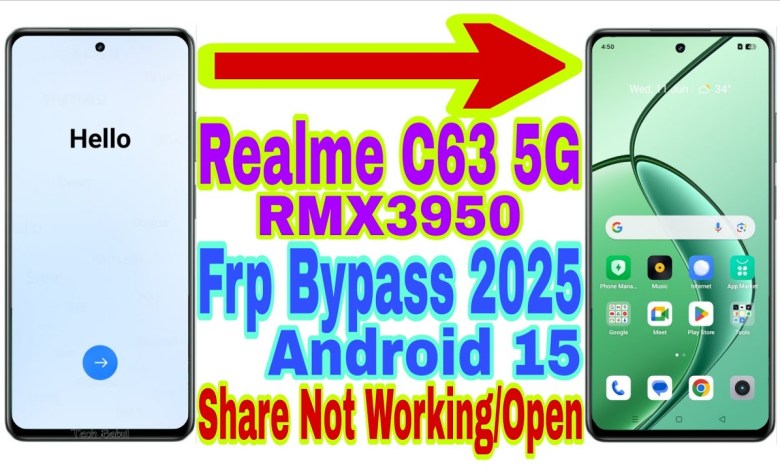 Unlocking Secrets: Realme C63 5G (RMX3950) Android 15 FRP Bypass Explained! Unlocking Secrets: Realme C63 5G (RMX3950) Android 15 FRP Bypass Explained!