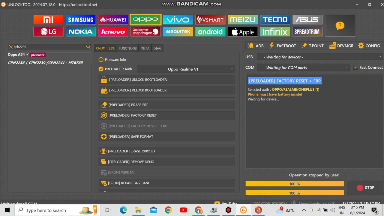 OPPO A54 CPH2239 PIN FRP BY UNLOCK TOOL OPPO A54 CPH2239 PIN FRP BY UNLOCK TOOL