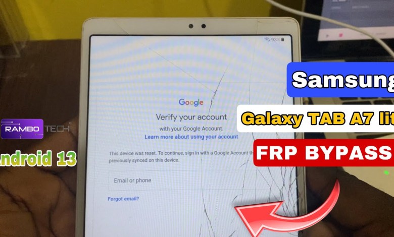 Samsung A12 & Tab A7 Lite (SM-T220) || Reset FRP Lock Samsung A12 & Tab A7 Lite (SM-T220) || Reset FRP Lock