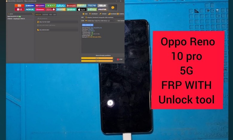 Oppo Reno 10 PRO 5G frp with Unlock tool #oppo Oppo Reno 10 PRO 5G frp with Unlock tool #oppo