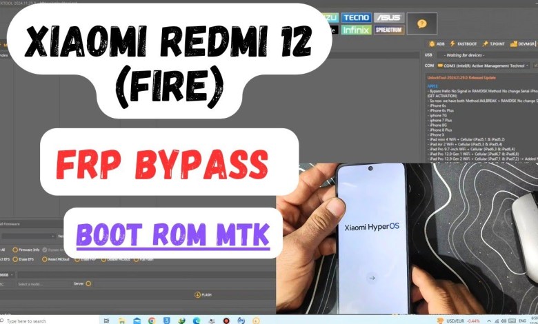 Unlock the Xiaomi Redmi 12 (Fire) with HyperOS: How to Bypass FRP Lock Unlock the Xiaomi Redmi 12 (Fire) with HyperOS: How to Bypass FRP Lock