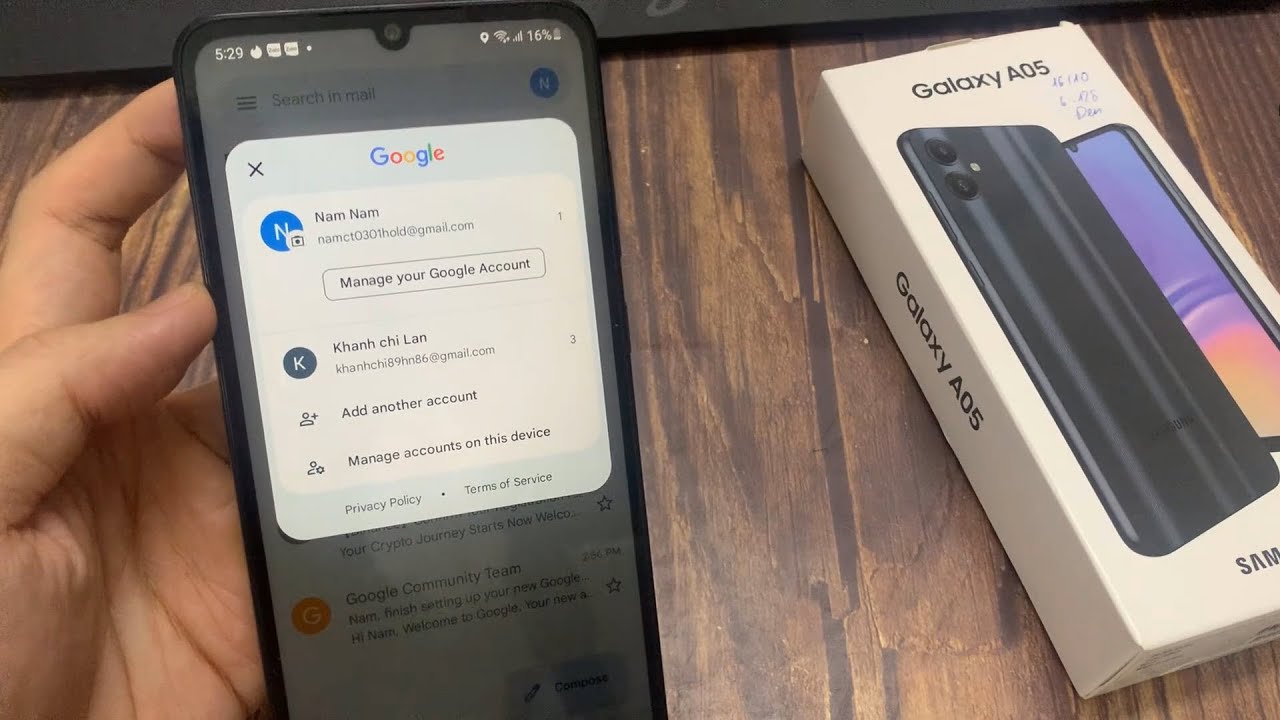 How to set up email on Samsung Galaxy A05 How to set up email on Samsung Galaxy A05